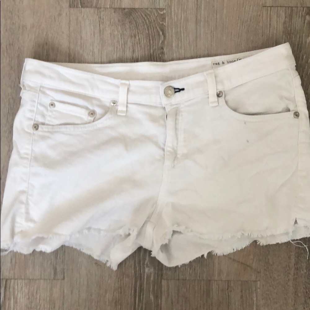 White Rag & Bone Jean Shorts